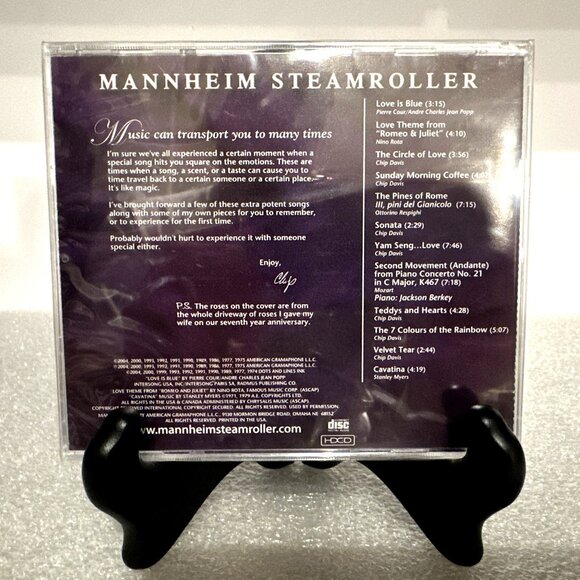 BRAND NEW! MANNHEIM STEAMROLLER : ROMANTIC THEMES BY CHIP DAVIS - FAST SHIPPING - Picture 2 of 2